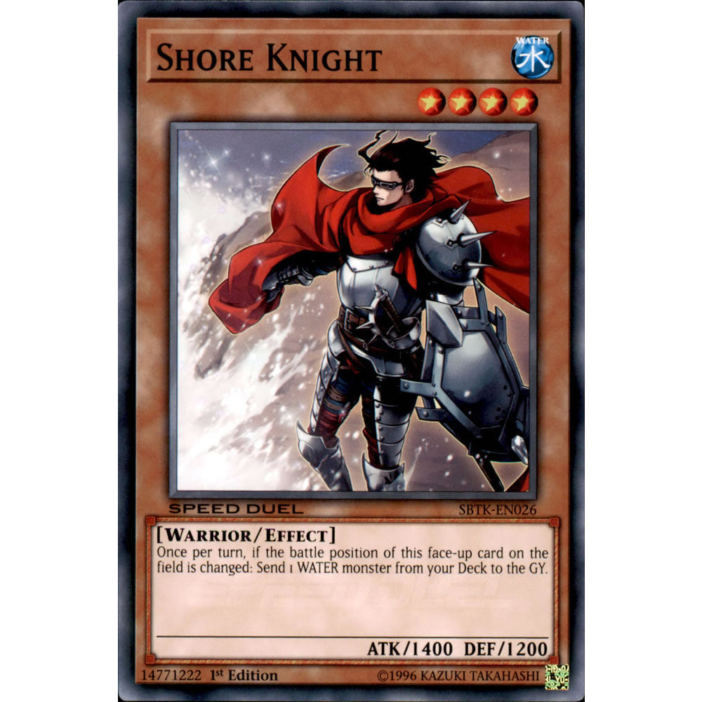 Shore Knight SBTK-EN026 Yu-Gi-Oh! Card from the Speed Duel: Trials of the Kingdom Set