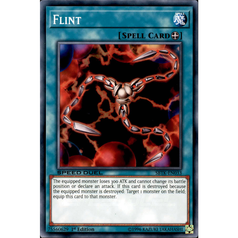 Flint SBTK-EN033 Yu-Gi-Oh! Card from the Speed Duel: Trials of the Kingdom Set