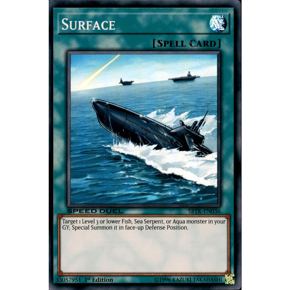 Surface SBTK-EN036 Yu-Gi-Oh! Card from the Speed Duel: Trials of the Kingdom Set