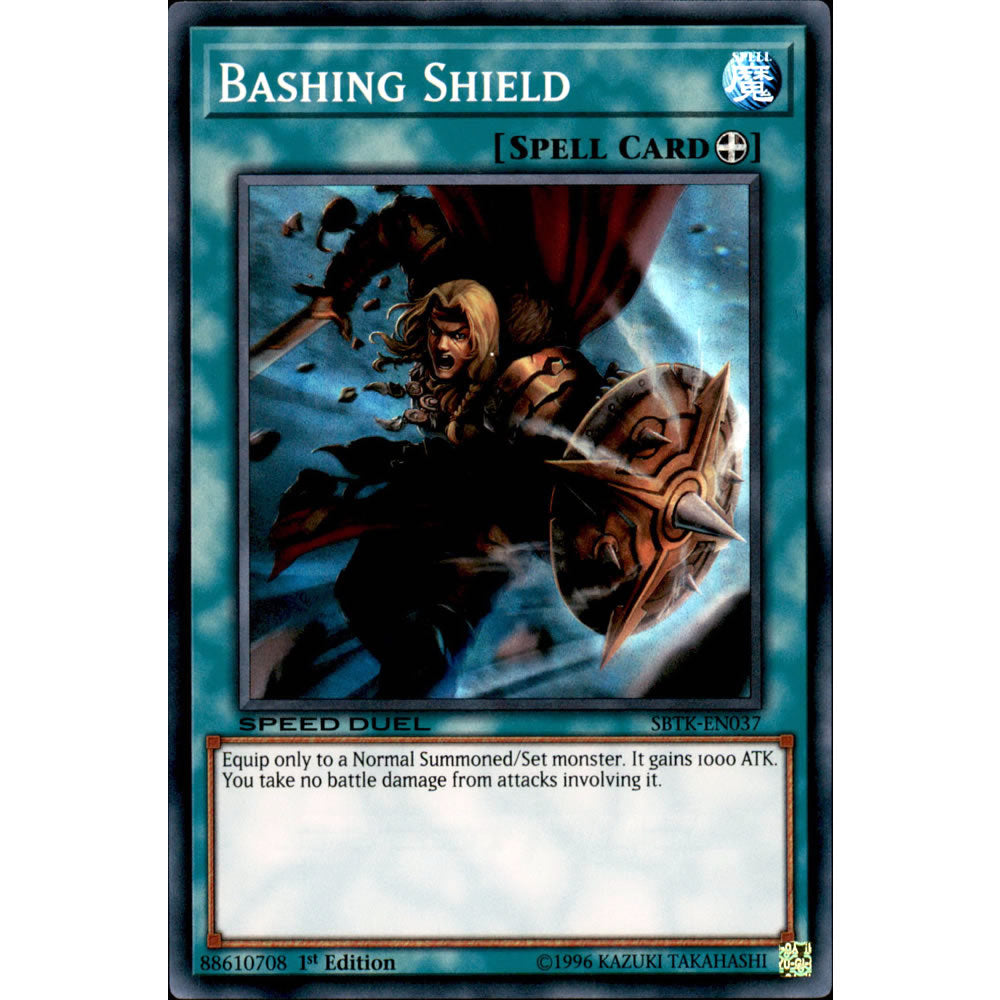 Bashing Shield SBTK-EN037 Yu-Gi-Oh! Card from the Speed Duel: Trials of the Kingdom Set