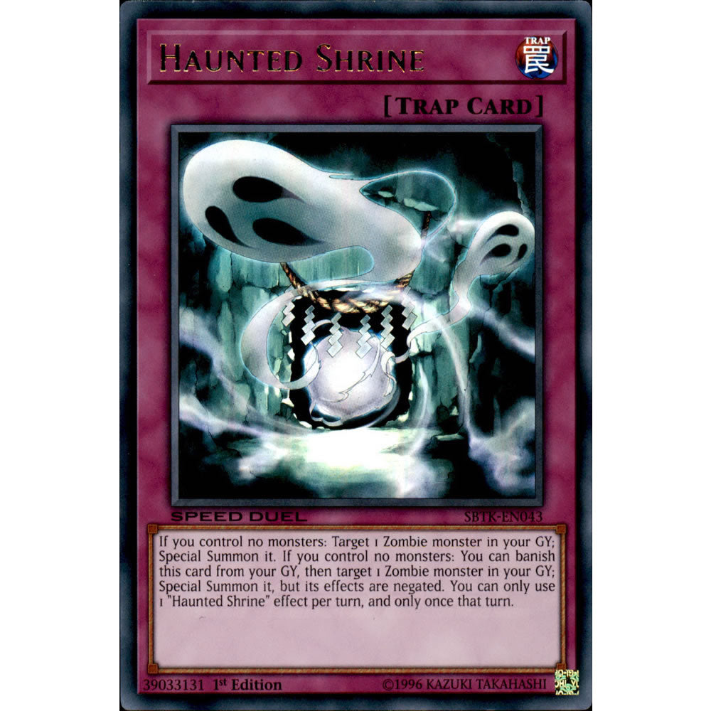 Haunted Shrine SBTK-EN043 Yu-Gi-Oh! Card from the Speed Duel: Trials of the Kingdom Set