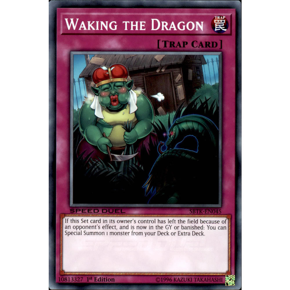Waking the Dragon SBTK-EN045 Yu-Gi-Oh! Card from the Speed Duel: Trials of the Kingdom Set