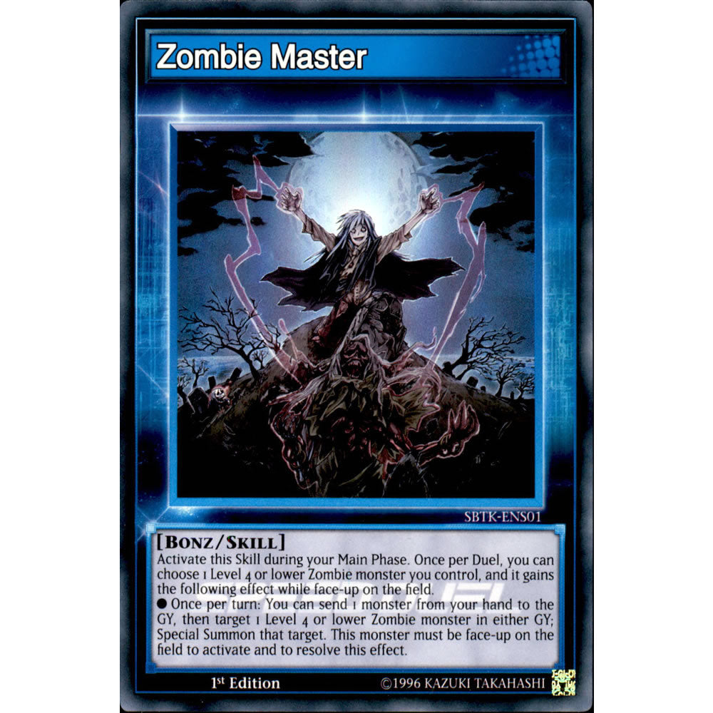 Zombie Master SBTK-ENS01 Yu-Gi-Oh! Card from the Speed Duel: Trials of the Kingdom Set