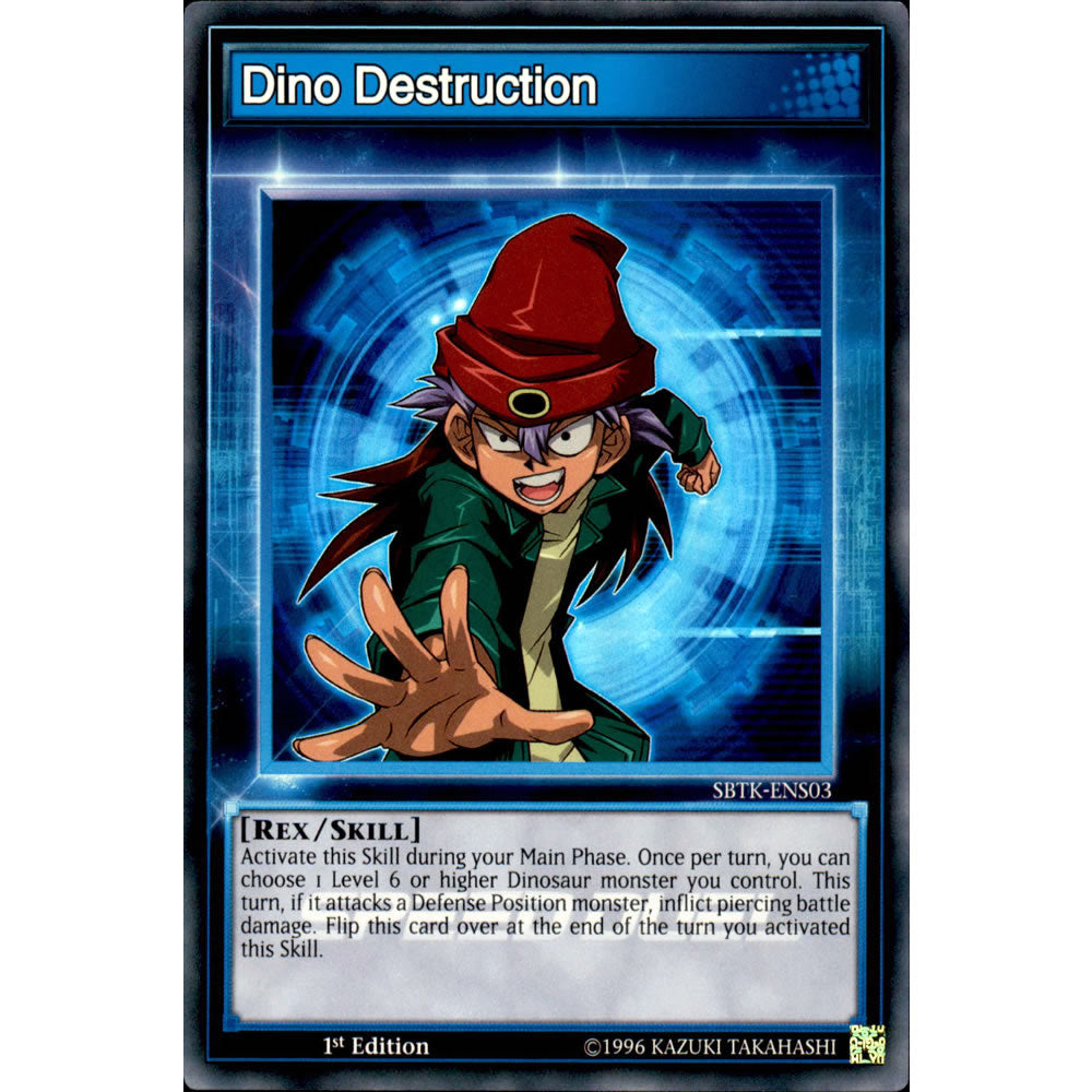 Dino Destruction SBTK-ENS03 Yu-Gi-Oh! Card from the Speed Duel: Trials of the Kingdom Set