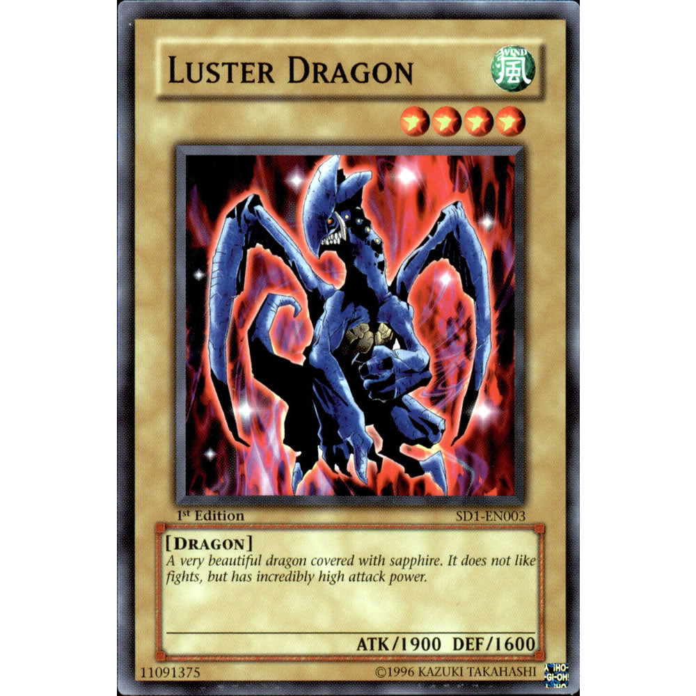Luster Dragon SD1-EN003 Yu-Gi-Oh! Card from the Dragon's Roar Set