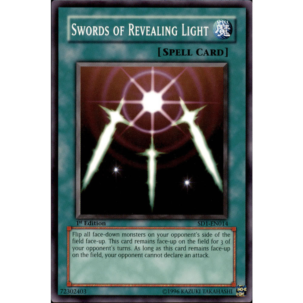 Swords of Revealing Light SD1-EN014 Yu-Gi-Oh! Card from the Dragon's Roar Set
