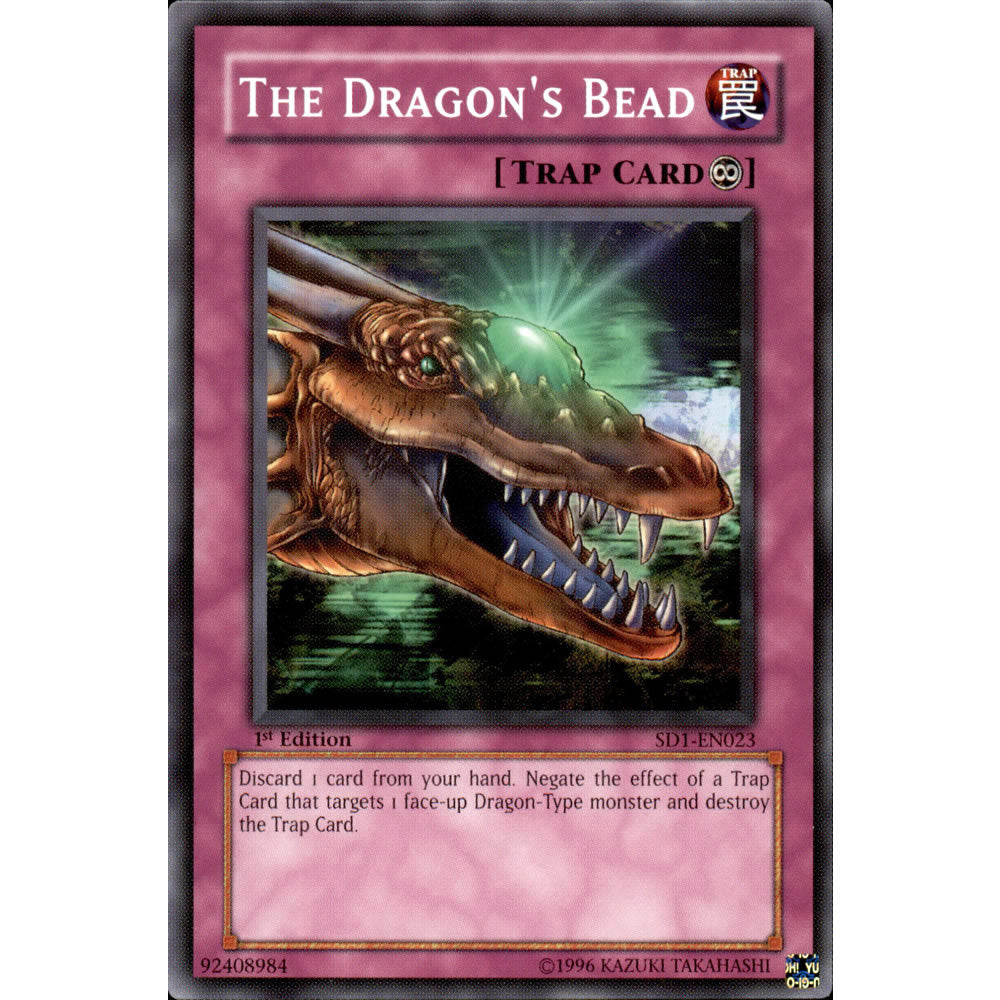 The Dragon's Bead SD1-EN023 Yu-Gi-Oh! Card from the Dragon's Roar Set