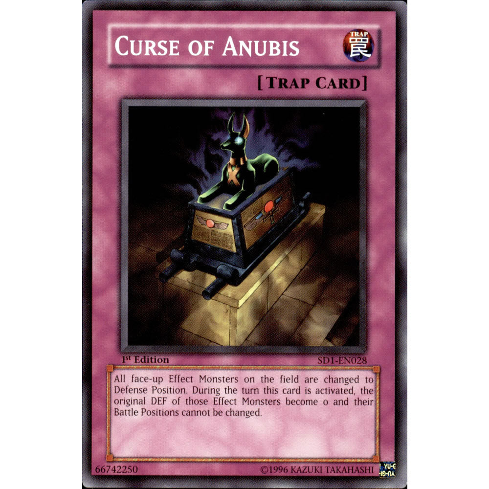 Curse of Anubis SD1-EN028 Yu-Gi-Oh! Card from the Dragon's Roar Set