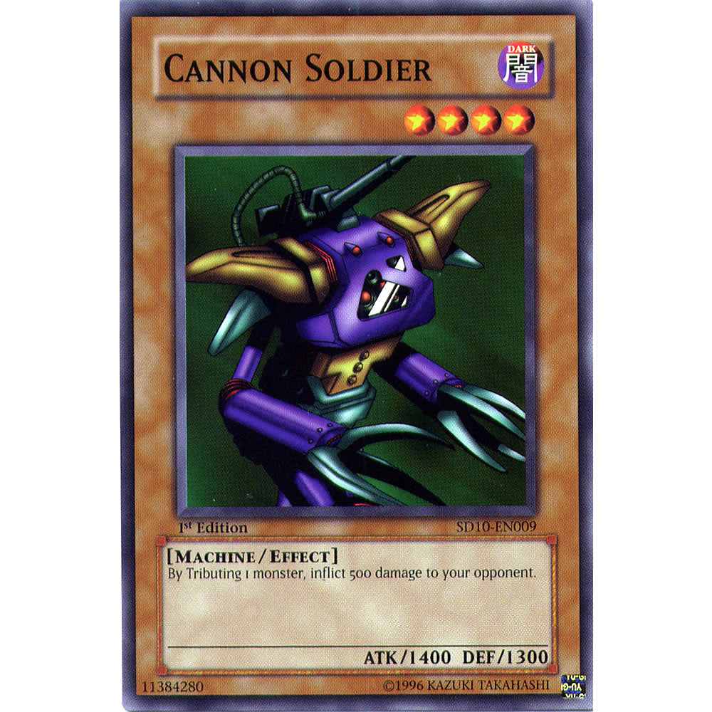 Cannon Soldier SD10-EN009 Yu-Gi-Oh! Card from the Machine Revolt Set