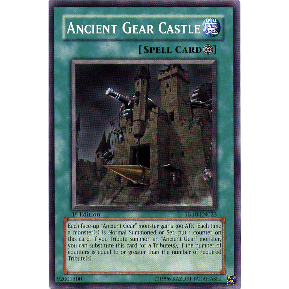 Ancient Gear Castle SD10-EN023 Yu-Gi-Oh! Card from the Machine Revolt Set