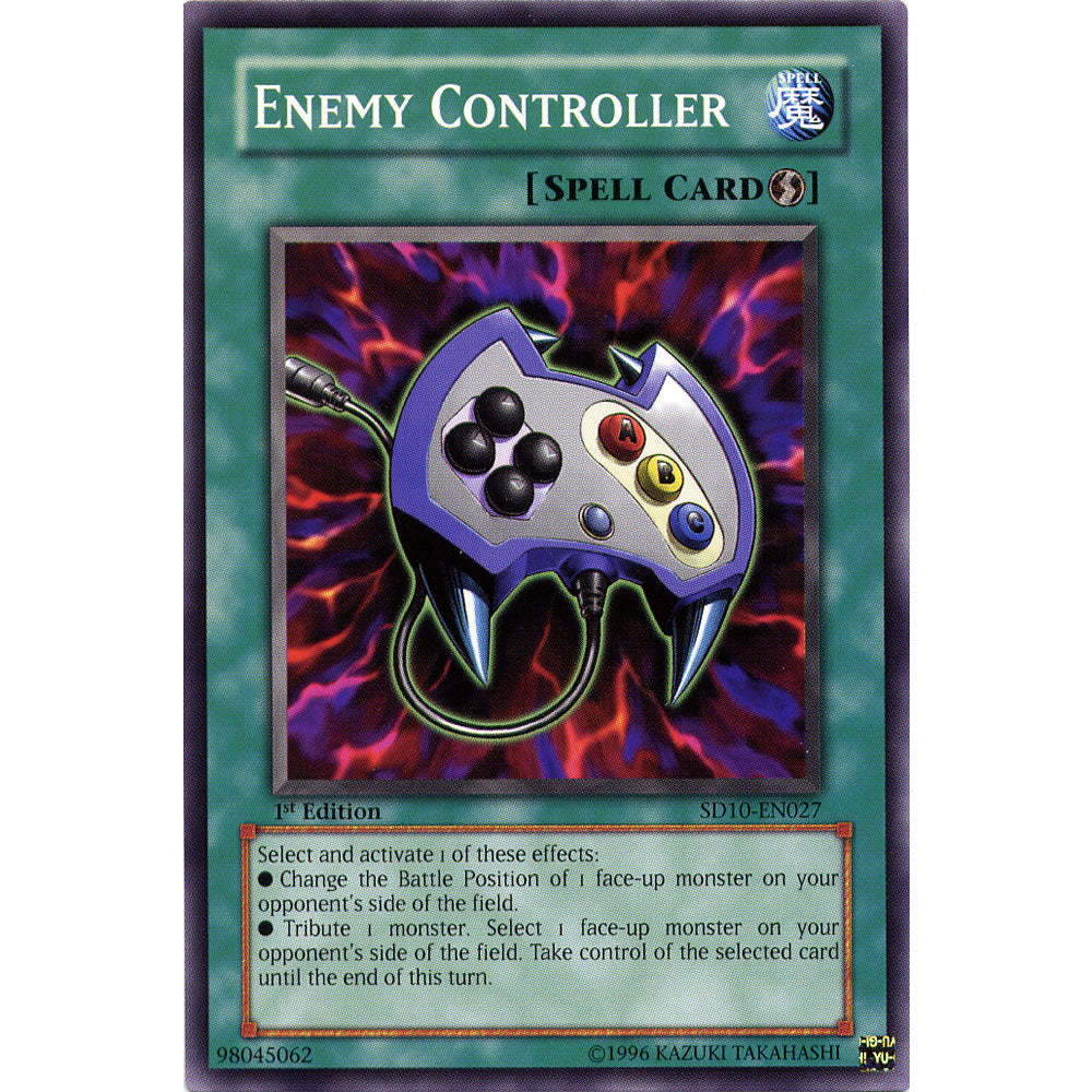 Enemy Controller SD10-EN027 Yu-Gi-Oh! Card from the Machine Revolt Set