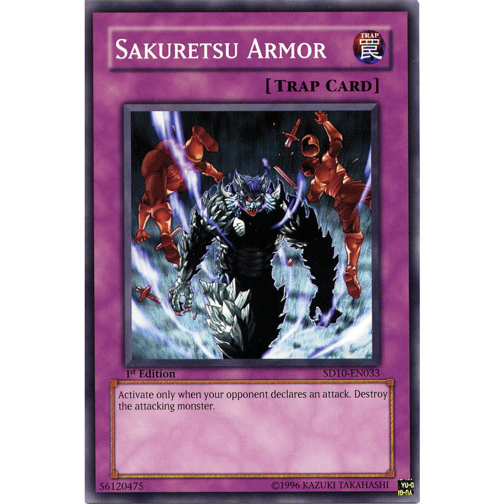 Sakuretsu Armor SD10-EN033 Yu-Gi-Oh! Card from the Machine Revolt Set