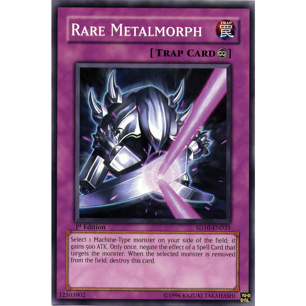 Rare Metalmorph SD10-EN035 Yu-Gi-Oh! Card from the Machine Revolt Set