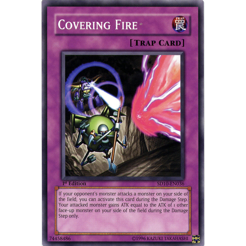 Covering Fire SD10-EN036 Yu-Gi-Oh! Card from the Machine Revolt Set