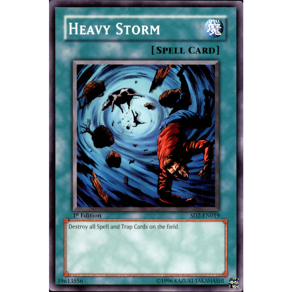 Heavy Storm SD2-EN019 Yu-Gi-Oh! Card from the Zombie Madness Set