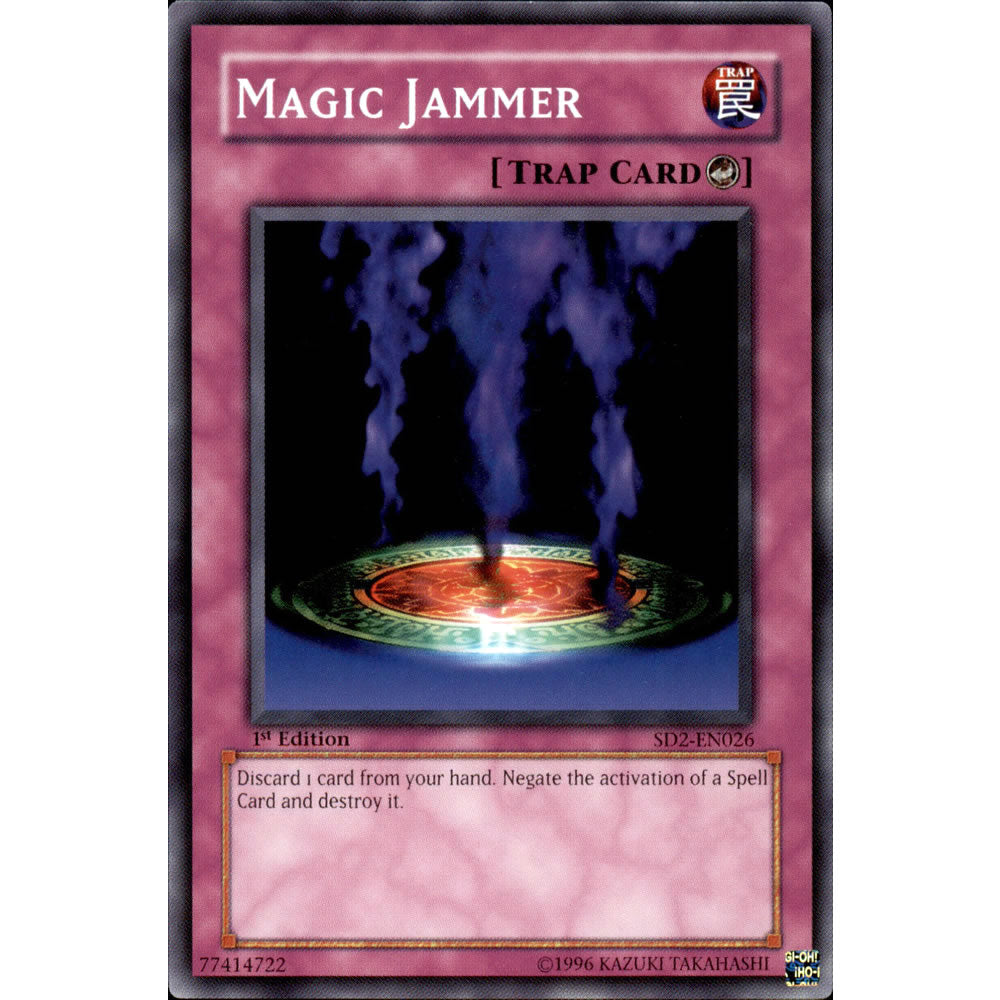 Magic Jammer SD2-EN026 Yu-Gi-Oh! Card from the Zombie Madness Set