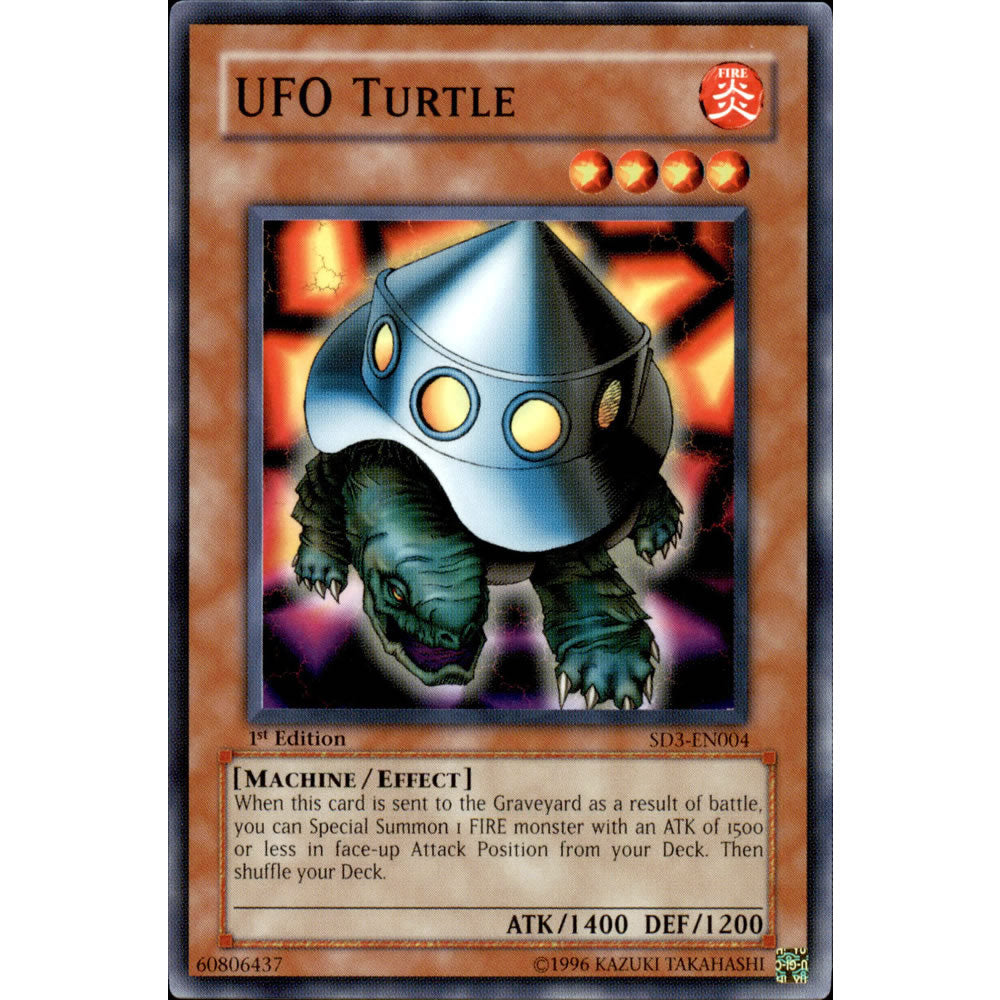 UFO Turtle SD3-EN004 Yu-Gi-Oh! Card from the Blaze of Destruction Set