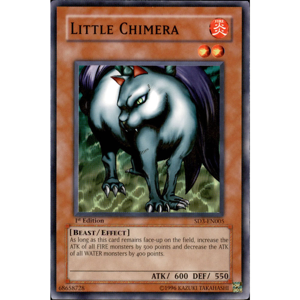 Little Chimera SD3-EN005 Yu-Gi-Oh! Card from the Blaze of Destruction Set