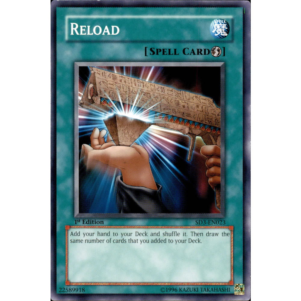 Reload SD3-EN023 Yu-Gi-Oh! Card from the Blaze of Destruction Set