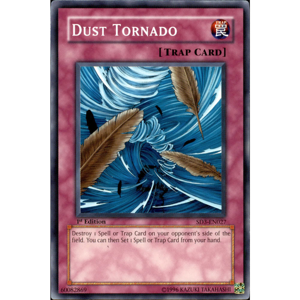 Dust Tornado SD3-EN027 Yu-Gi-Oh! Card from the Blaze of Destruction Set
