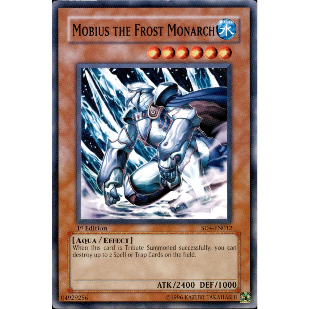 Mobius the Frost Monarch SD4-EN012 Yu-Gi-Oh! Card from the Fury From The Deep Set