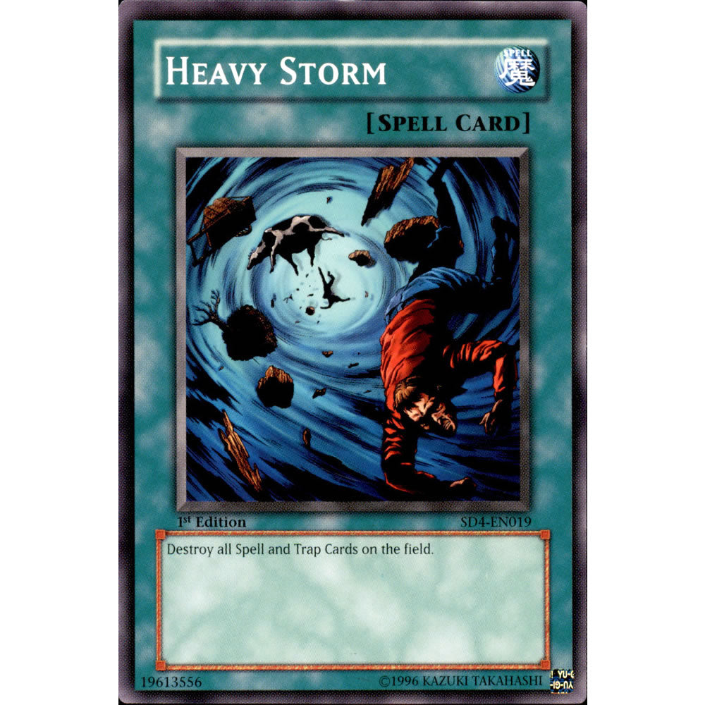 Heavy Storm SD4-EN019 Yu-Gi-Oh! Card from the Fury From The Deep Set