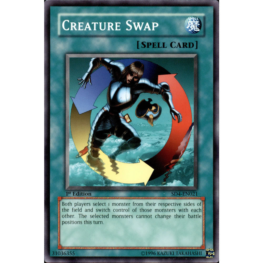Creature Swap SD4-EN021 Yu-Gi-Oh! Card from the Fury From The Deep Set