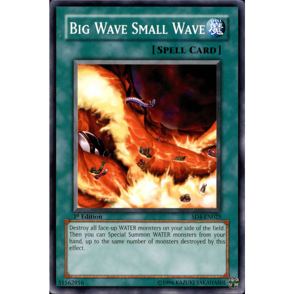 Big Wave Small Wave SD4-EN025 Yu-Gi-Oh! Card from the Fury From The Deep Set
