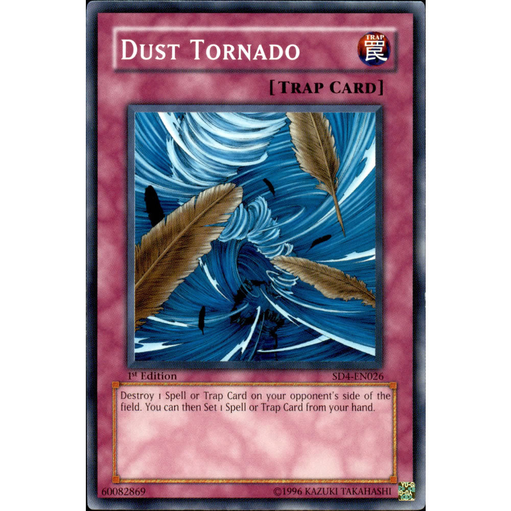 Dust Tornado SD4-EN026 Yu-Gi-Oh! Card from the Fury From The Deep Set
