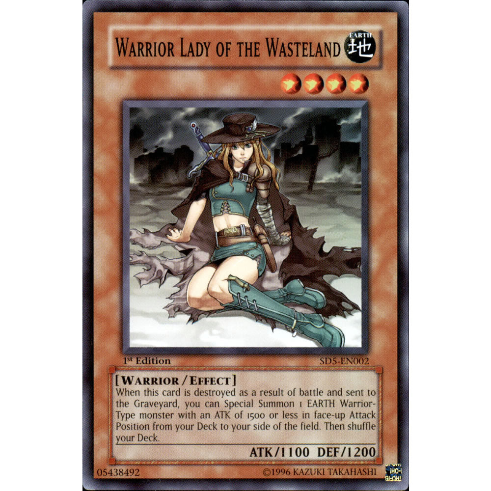 Warrior Lady of the Wastelend SD5-EN002 Yu-Gi-Oh! Card from the Warrior's Triumph Set