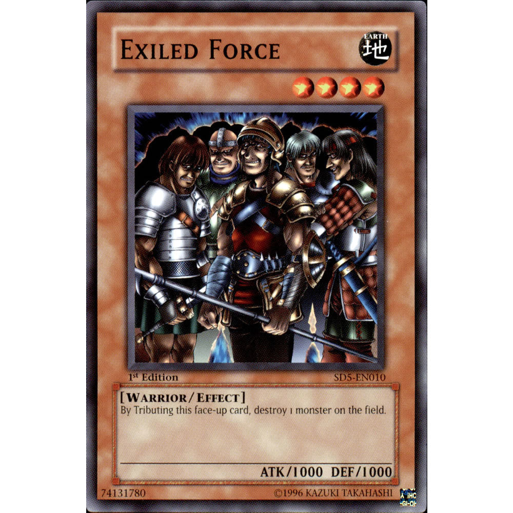 Exiled Force SD5-EN010 Yu-Gi-Oh! Card from the Warrior's Triumph Set