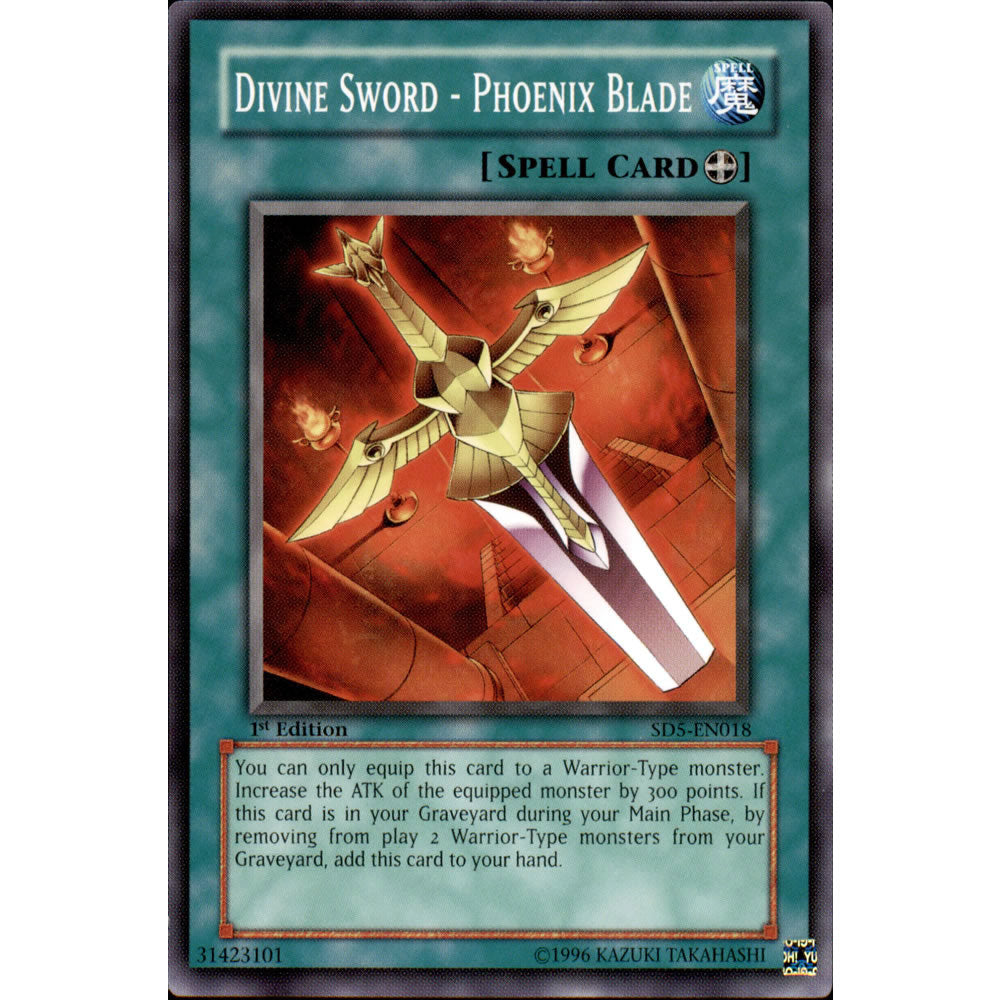 Divine Sword - Phoenix Blade SD5-EN018 Yu-Gi-Oh! Card from the Warrior's Triumph Set