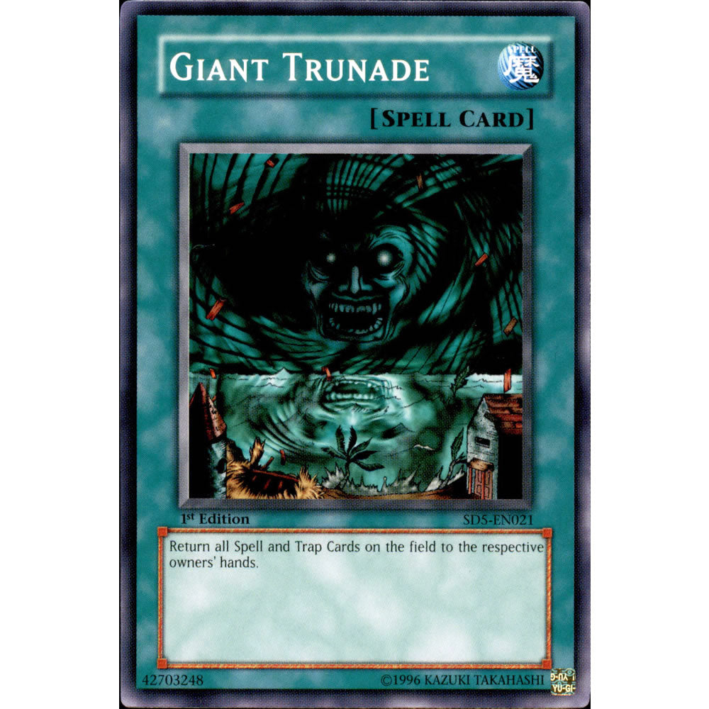 Giant Trunade SD5-EN021 Yu-Gi-Oh! Card from the Warrior's Triumph Set