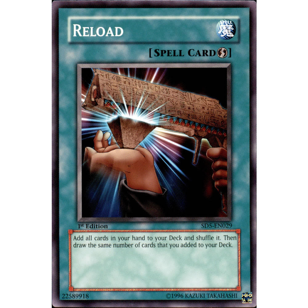 Reload SD5-EN029 Yu-Gi-Oh! Card from the Warrior's Triumph Set