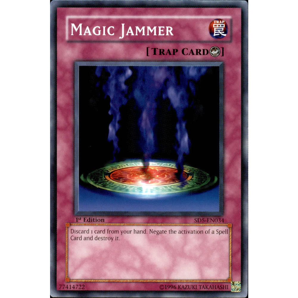Magic Jammer SD5-EN034 Yu-Gi-Oh! Card from the Warrior's Triumph Set