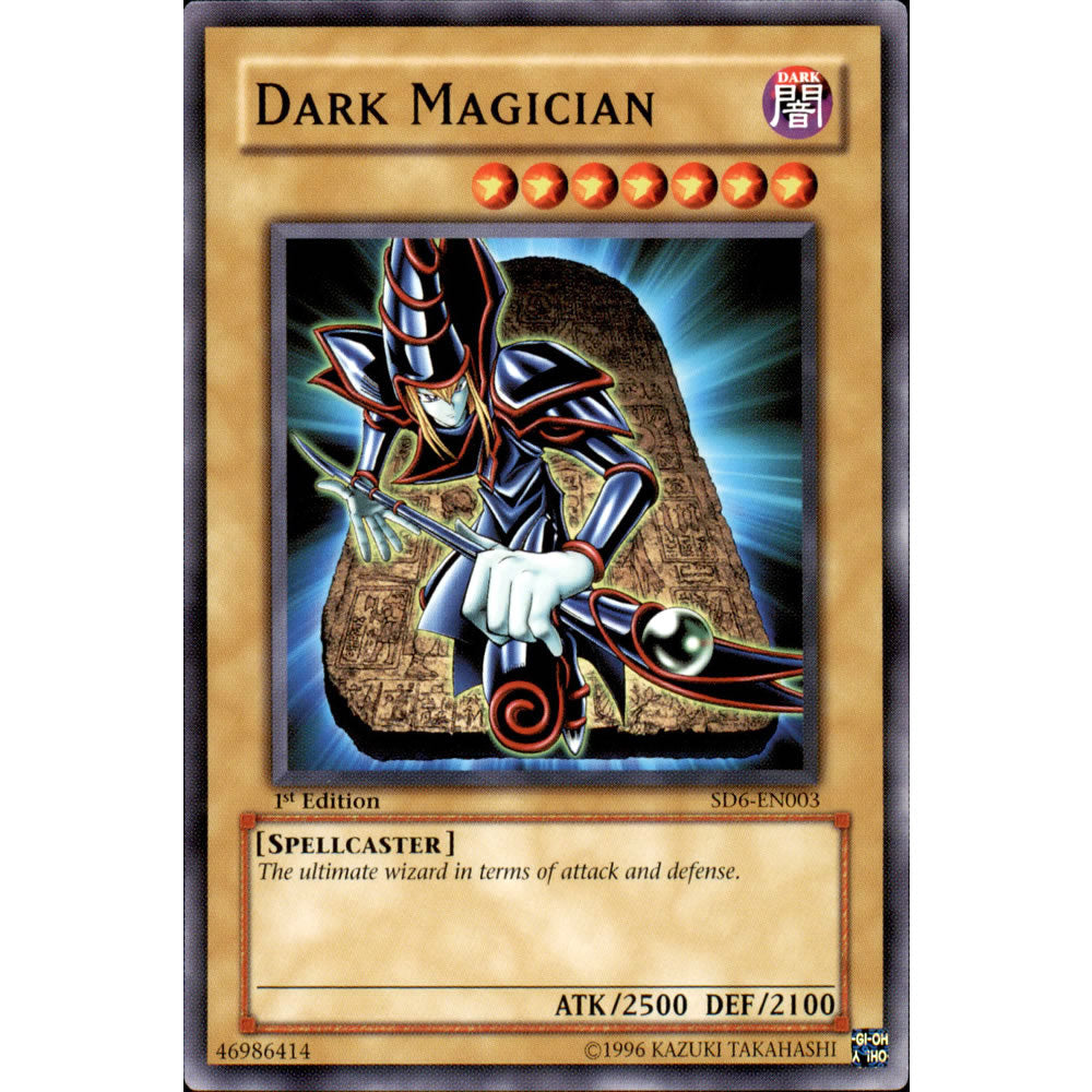 Dark Magician SD6-EN003 Yu-Gi-Oh! Card from the Spellcasters Judgement Set