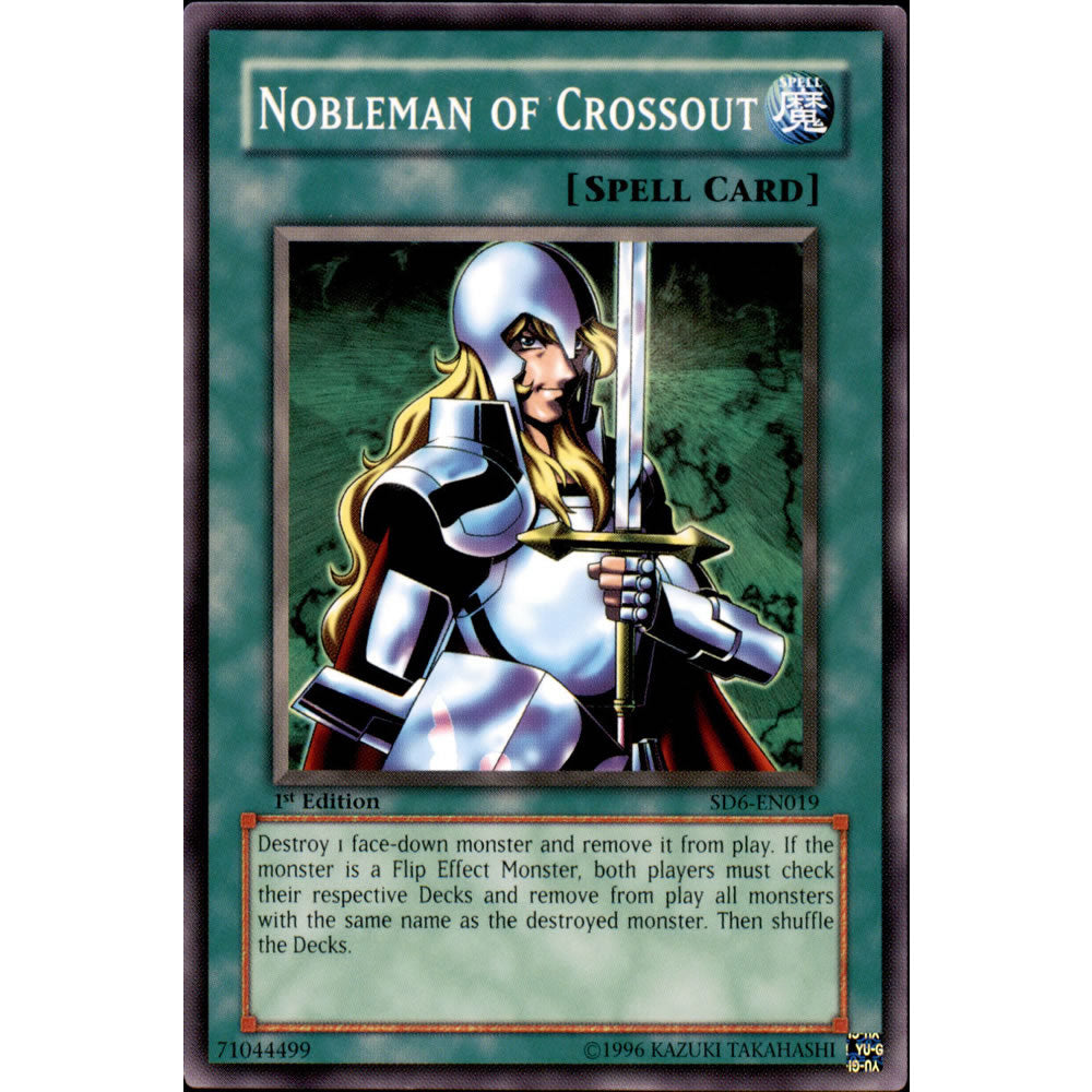 Nobleman of Crossout SD6-EN019 Yu-Gi-Oh! Card from the Spellcasters Judgement Set