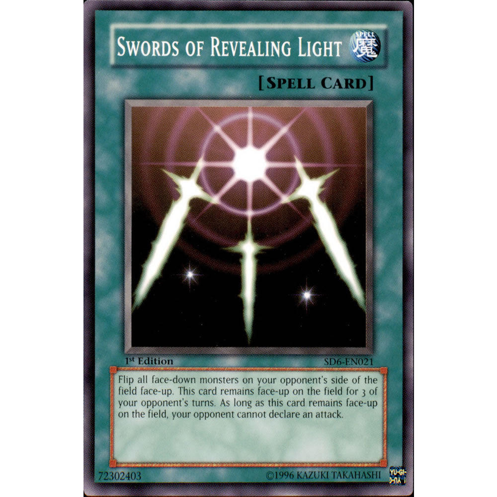 Swords of Revealing Light SD6-EN021 Yu-Gi-Oh! Card from the Spellcasters Judgement Set