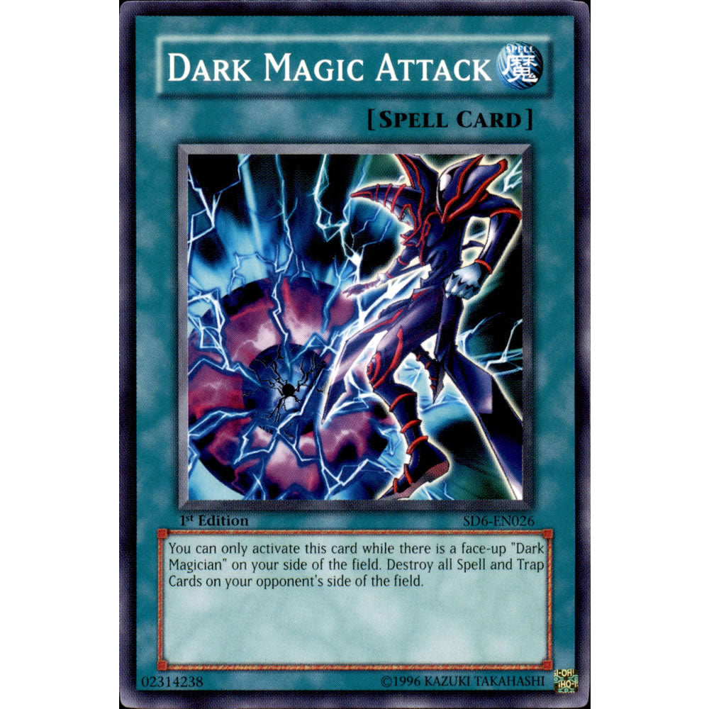 Dark Magic Attack SD6-EN026 Yu-Gi-Oh! Card from the Spellcasters Judgement Set