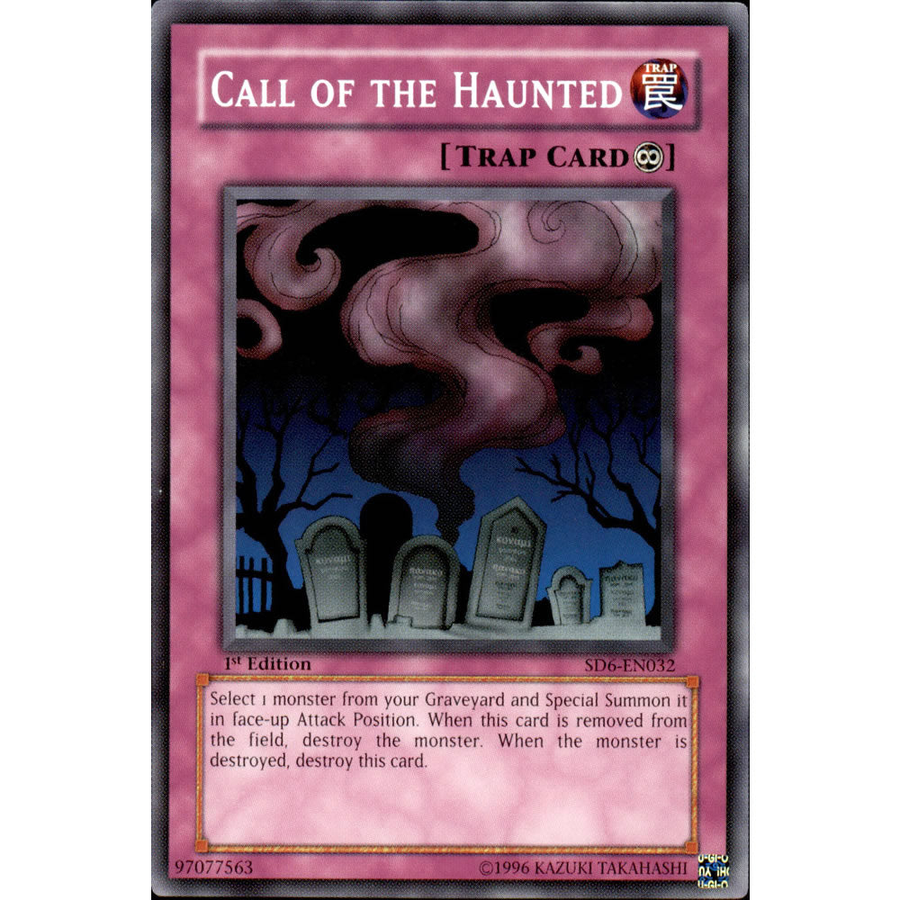 Call of the Haunted SD6-EN032 Yu-Gi-Oh! Card from the Spellcasters Judgement Set