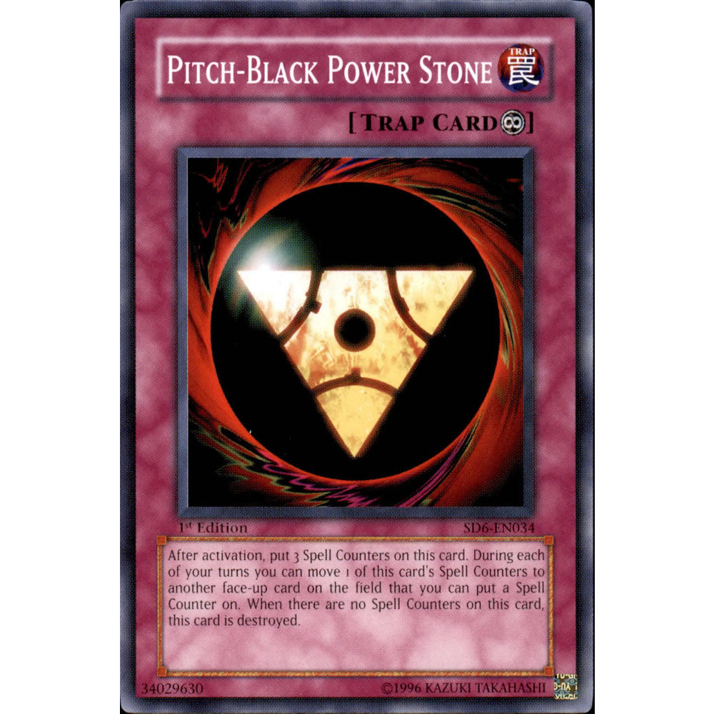 Pitch-Black Power Stone SD6-EN034 Yu-Gi-Oh! Card from the Spellcasters Judgement Set