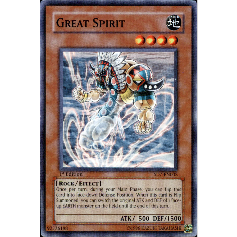 Great Spirit SD7-EN002 Yu-Gi-Oh! Card from the Invincible Fortress Set