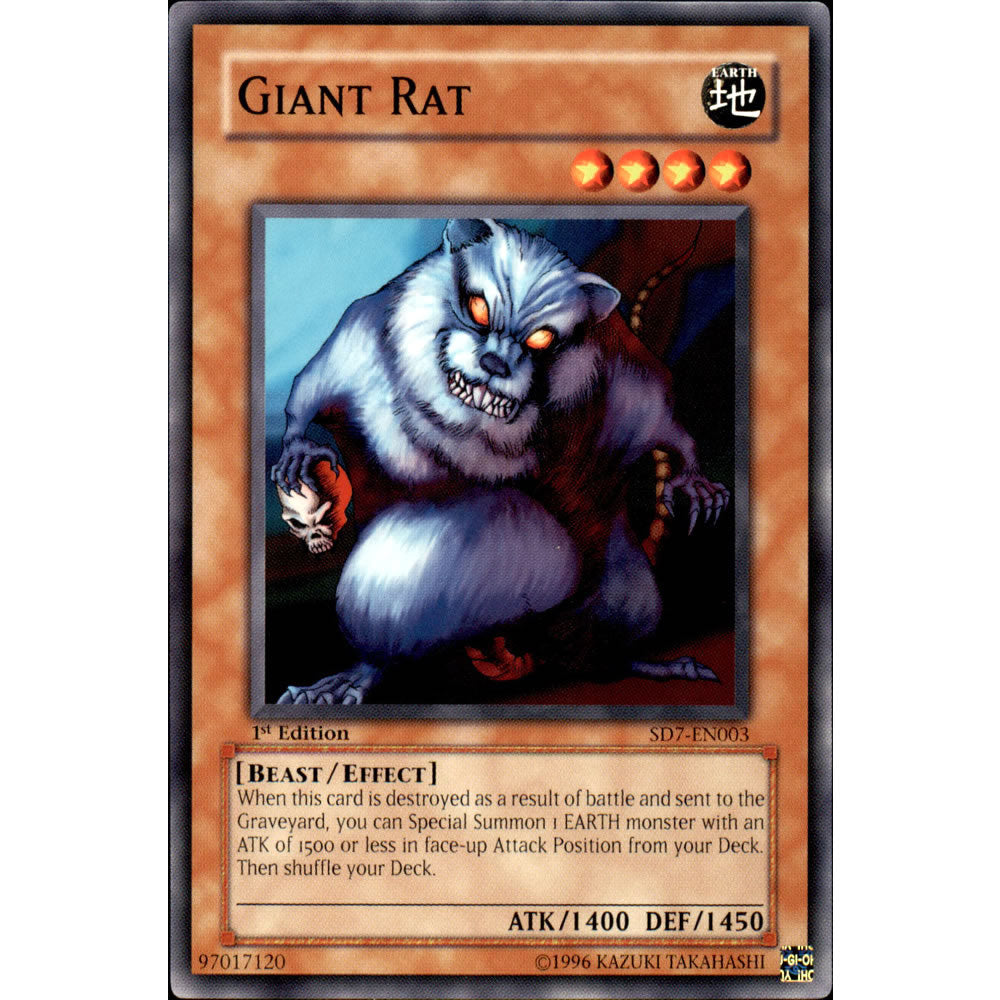 Giant Rat SD7-EN003 Yu-Gi-Oh! Card from the Invincible Fortress Set