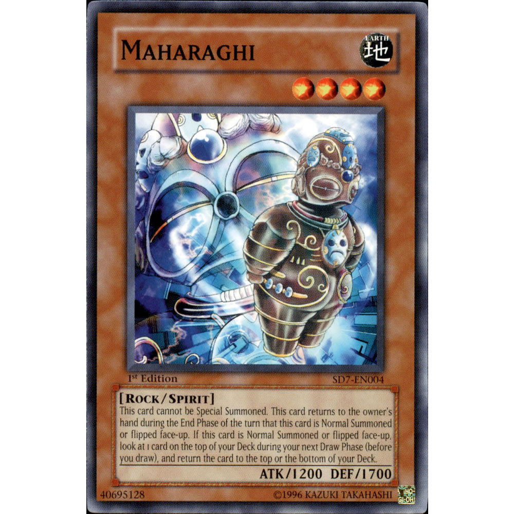 Maharaghi SD7-EN004 Yu-Gi-Oh! Card from the Invincible Fortress Set