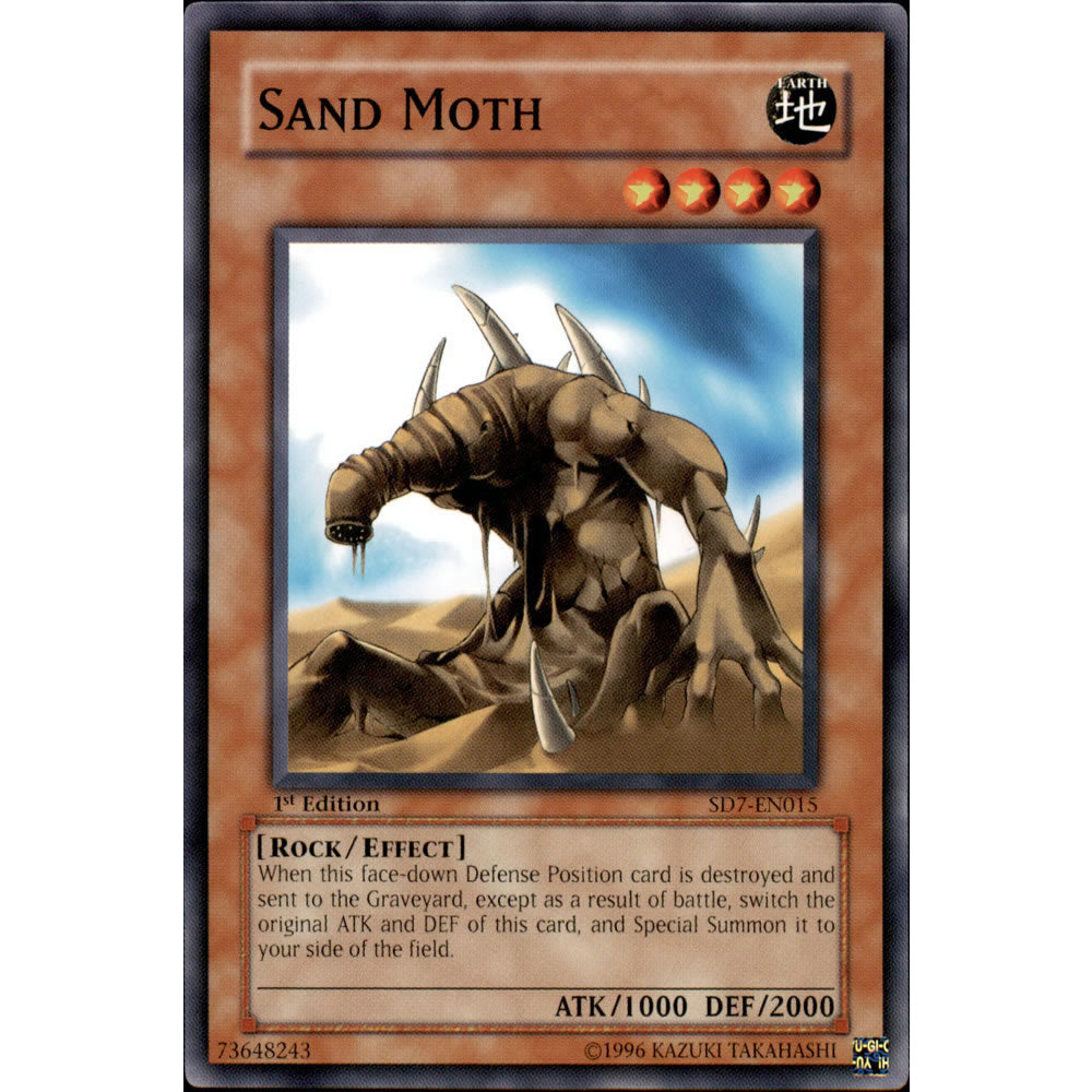 Sand Moth SD7-EN015 Yu-Gi-Oh! Card from the Invincible Fortress Set