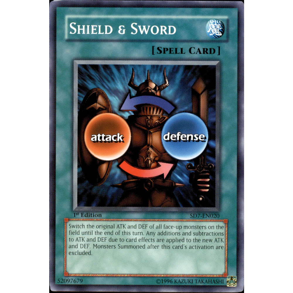 Shield & Sword SD7-EN020 Yu-Gi-Oh! Card from the Invincible Fortress Set