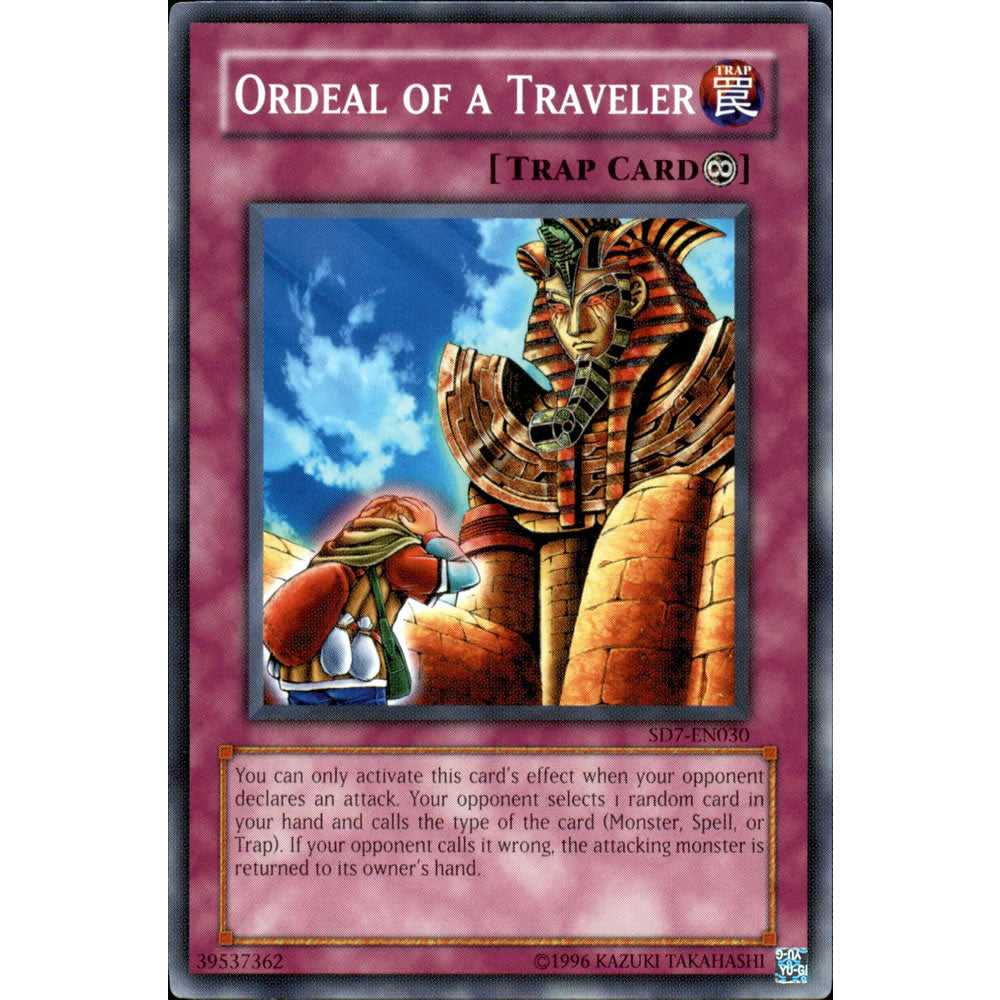 Ordeal of a Traveler SD7-EN030 Yu-Gi-Oh! Card from the Invincible Fortress Set