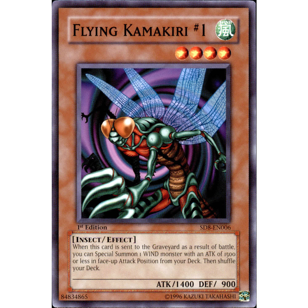 Flying Kamakiri #1 SD8-EN006 Yu-Gi-Oh! Card from the Lord of the Storm Set