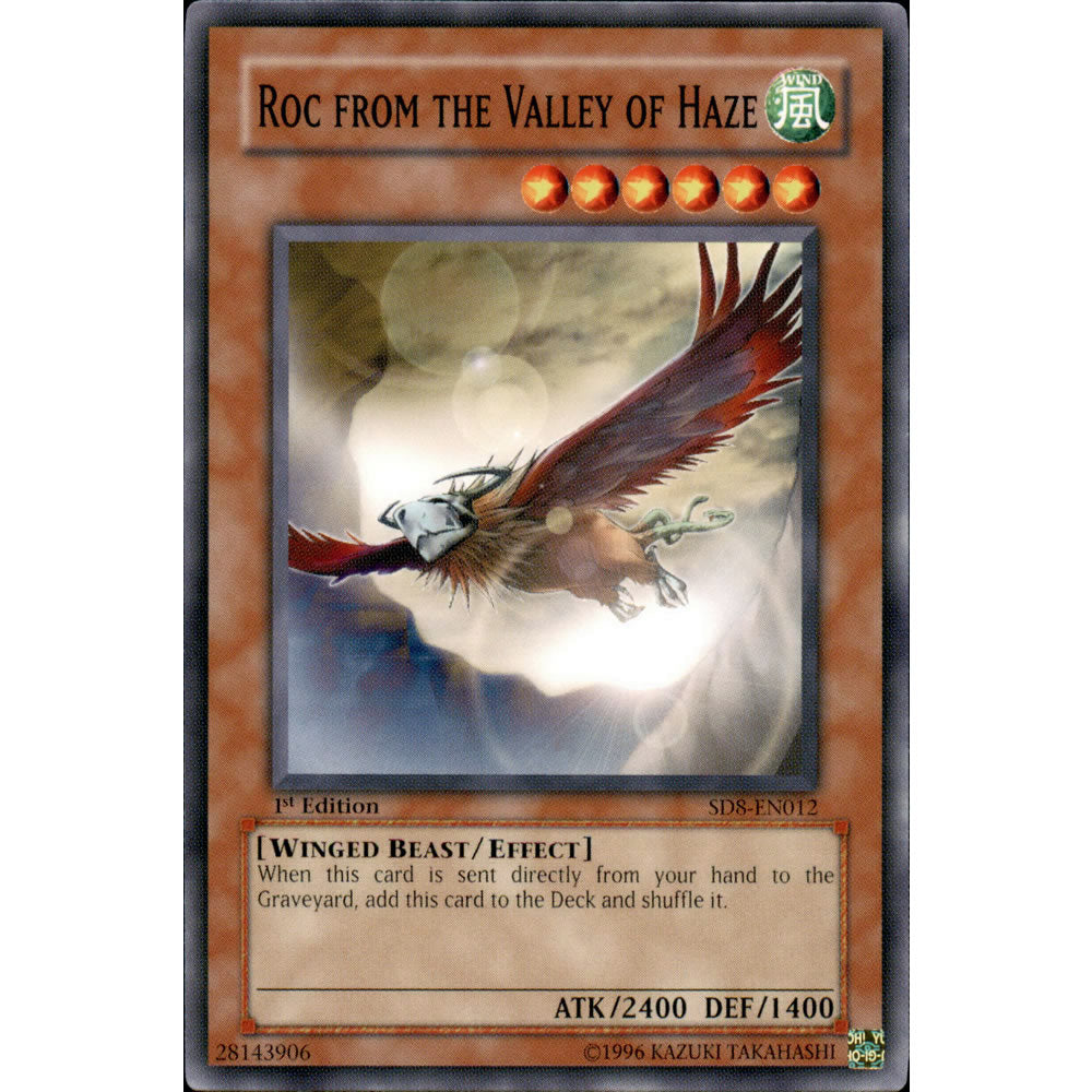 Roc from the Valley of Haze SD8-EN012 Yu-Gi-Oh! Card from the Lord of the Storm Set