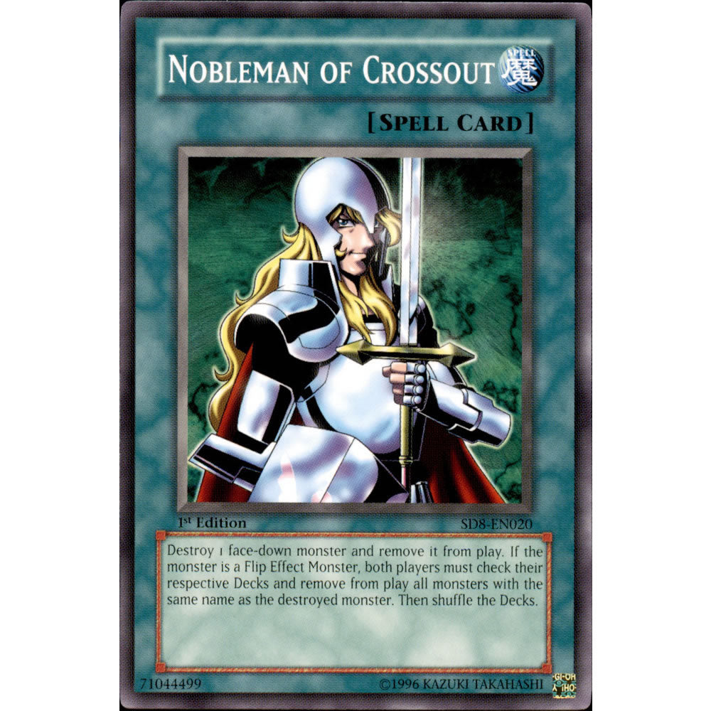 Nobleman of Crossout SD8-EN020 Yu-Gi-Oh! Card from the Lord of the Storm Set